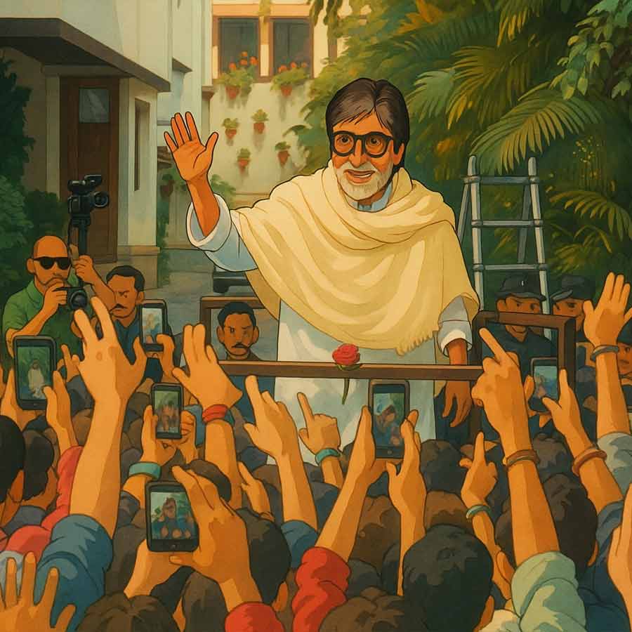 अमिताभ बच्चन का घिबली लुक