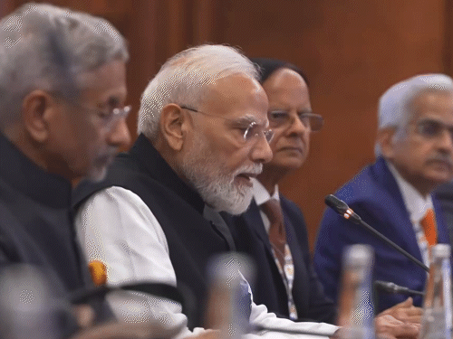 शी जिनपिंग ने भारत मंडपम में पीएम मोदी से मुलाकात की।  - Dainik Bhaskar