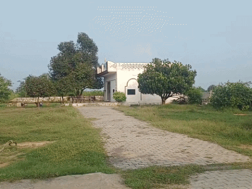 टीकरी गुर्जर गांव में कल्याण बैंसला का घर।
