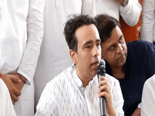 Jayant Chaudhary answered questions from the media in Delhi.