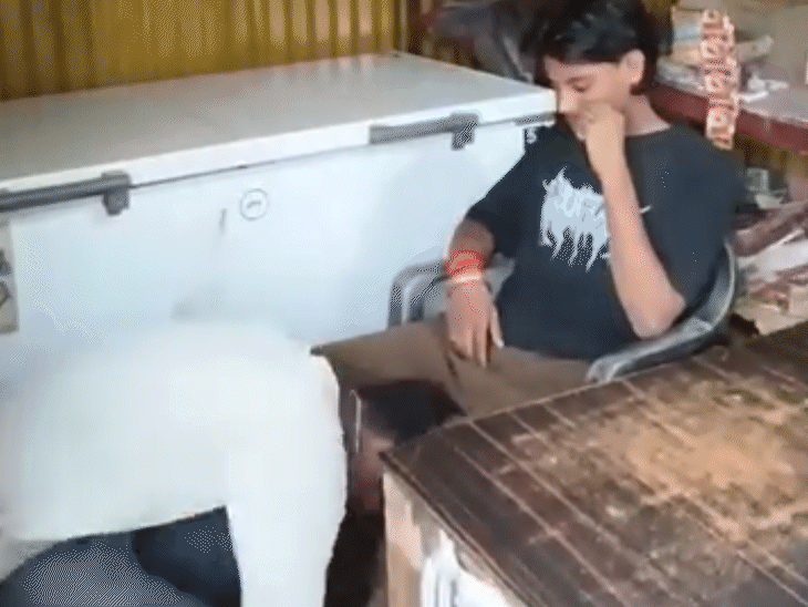 मारपीट के दौरान आरोपी ने पीड़ित को लात भी मारी।
