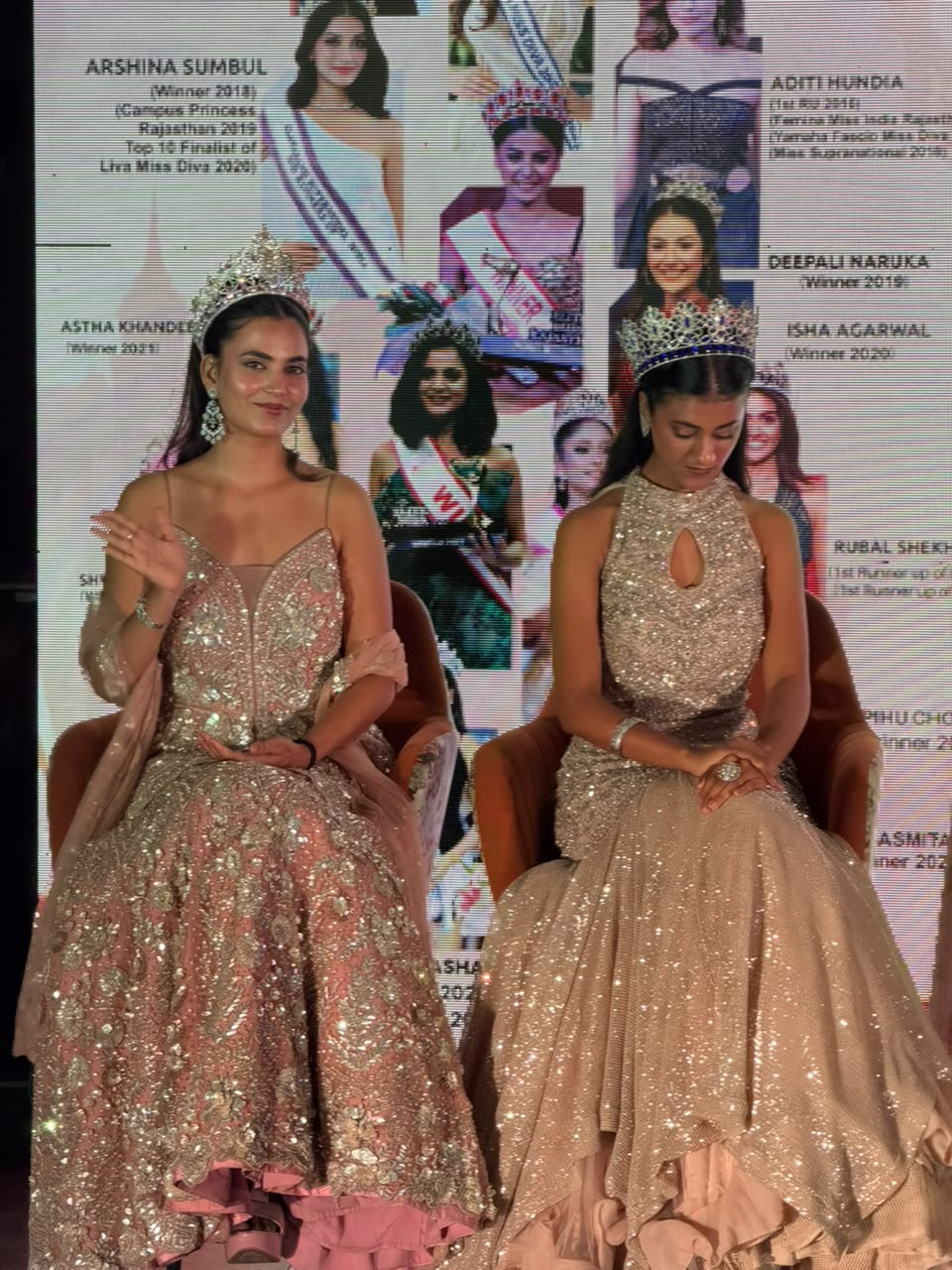 Around 50 former Elite Miss Rajasthan participants and models took part in the event.