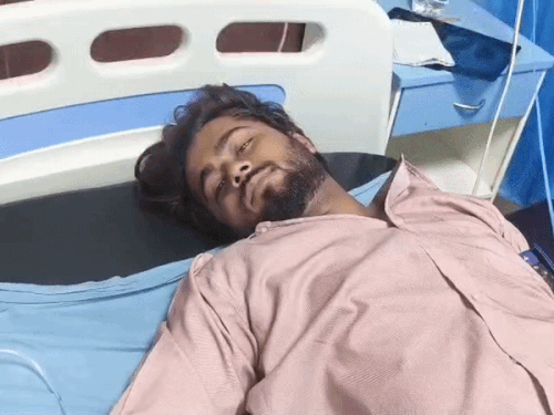 एमबीएस अस्पताल में एडमिट फाइनेंस कर्मचारी