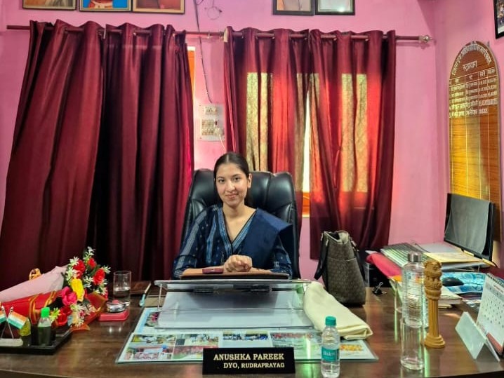 छापर की अनुष्का पारीक की रुद्रप्रयाग में पहली पोस्टिंग है।