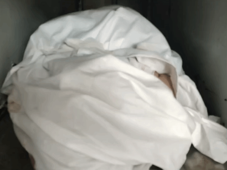 एएसआई हरजीत सिंह का शव।