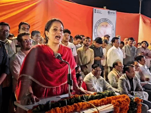 आरती राव बोलीं- पीएम मोदी और मंत्री राव इंद्रजीत के प्रयासों से मिला तोहफा|रेवाड़ी,Rewari - Dainik Bhaskar
