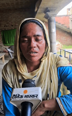 इदरीश की पत्नी शायरा का कहना है कि पुलिस ने हमें बहुत परेशान किया।