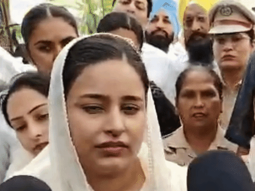 जालंधर में भगत चुन्नी लाल को श्रद्धाजंलि देने पहुंची डॉ. गुरप्रीत कौर।