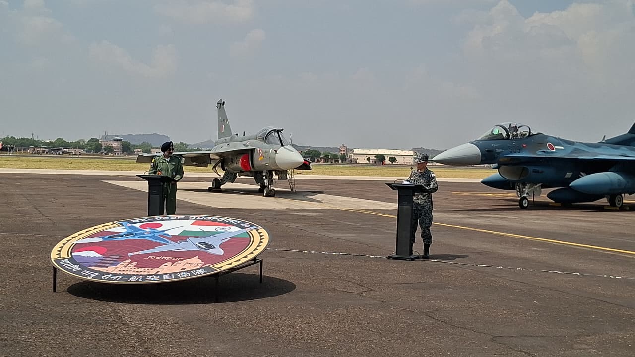 The military exercise between India and Japan began on 9 September.