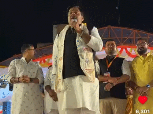 रामेश्वर शर्मा ने कहा था- गरबा में प्रतिकार करने के लिए नौजवान तैयार।