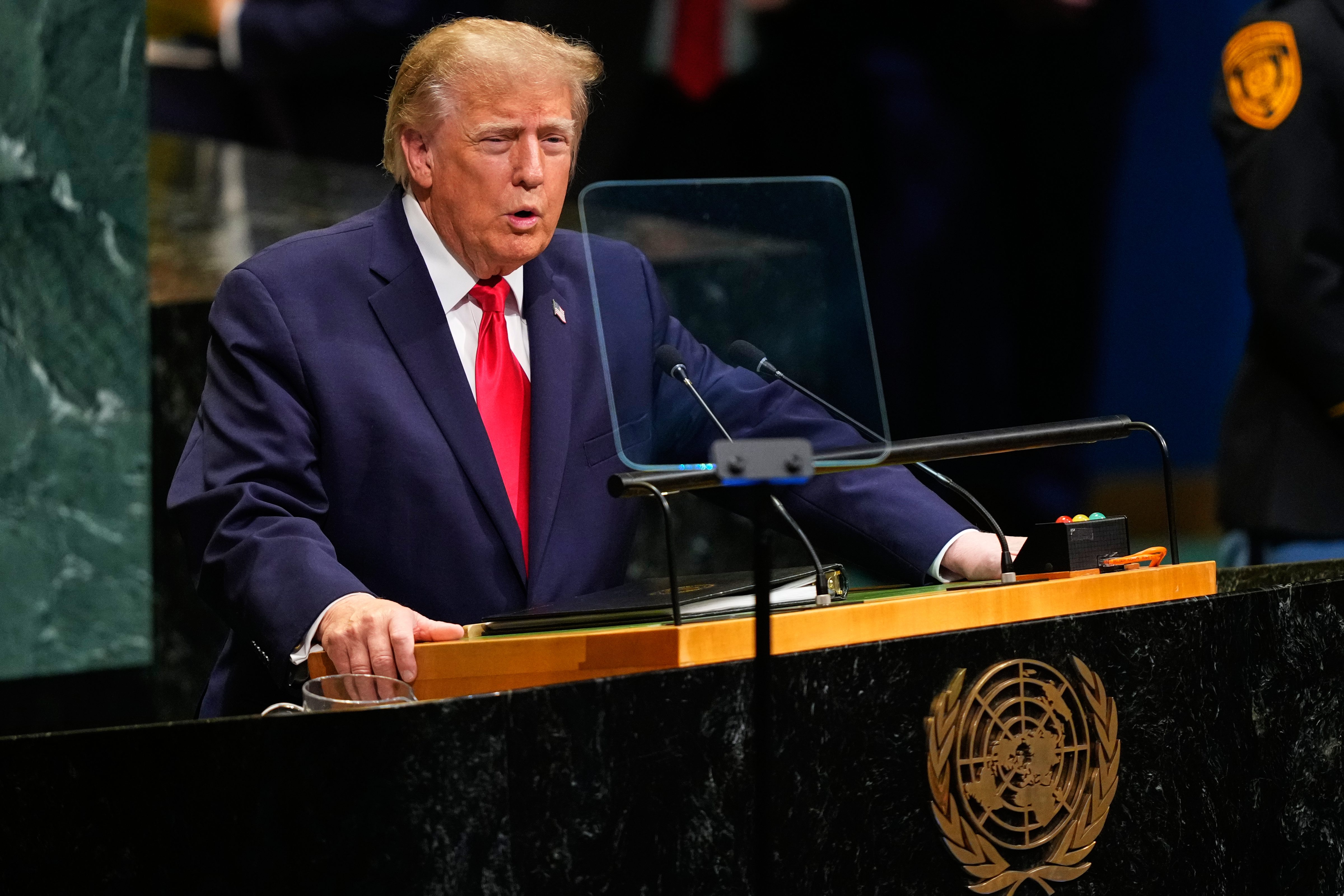 Trump Warns Iran at UN