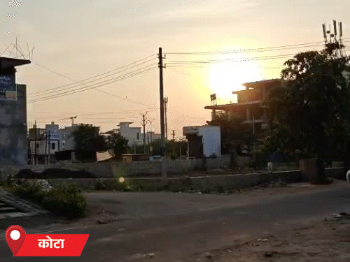 कोटा में गुरुवार को गर्मी और उमस ने लोगों को परेशान किया।