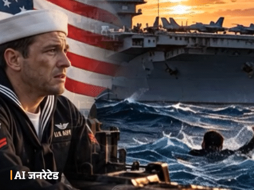 एक समुद्र में कूदा; वॉरशिप ईरान के खिलाफ 300 से ज्यादा दिन तैनात था|विदेश,International - Dainik Bhaskar