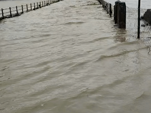 इससे पहले साल 2019 में महादेवघाट में इस तरह के हालात बने थे।