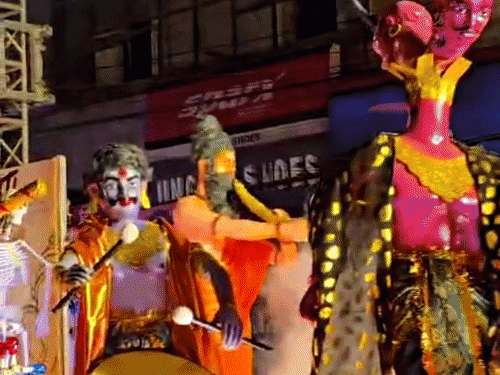 भगवान शिव की बारात का प्रसंग।
