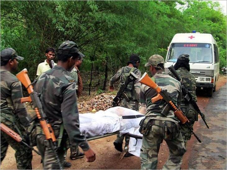 झीरम हमले के दौरान की फाइल फोटो।