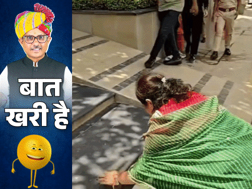 मेयर बोलीं-मैंने शिव-पार्वती को 'धोक' लगाई; थाने के बाहर 'हनुमान चालीसा'|राजस्थान,Rajasthan - Dainik Bhaskar