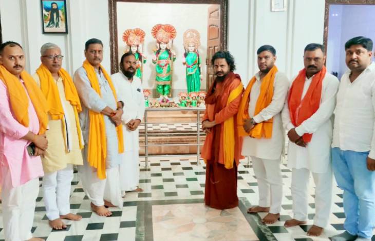 पूर्वी उत्तर प्रदेश क्षेत्र प्रचारक अनिल कुमार ने हाल में अयोध्या में संतों से मुलाकात की थी। (फाइल फोटो)