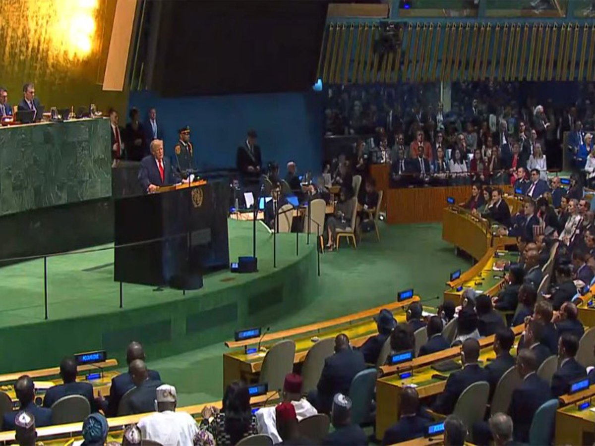 UNGA में ट्रम्प की कड़ी ईरान चेतावनी के बाद ईरानी प्रतिनिधियों ने विरोध जताते हुए वॉकआउट किया था।