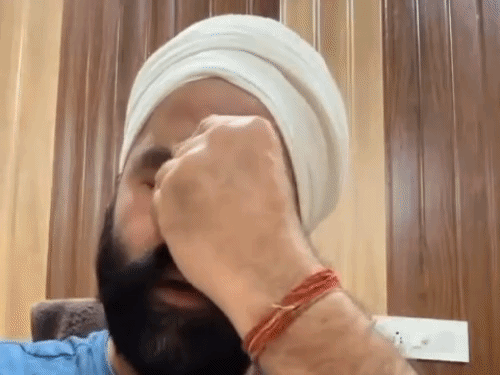 बठिंडा की मौर विधानसभा सीट से AAP विधायक सुखबीर सिंह मैसर खाना ने अपनी सरकार पर ही सवाल दागे। - Dainik Bhaskar