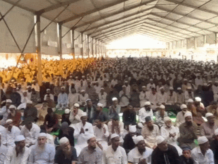 बड़े मजमे को किया संबोधित; बोले- अल्लाह की रस्सी मजबूती से थाम लो|भोपाल,Bhopal - Dainik Bhaskar