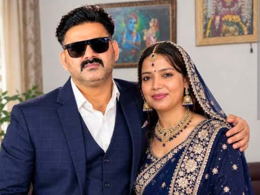 पवन सिंह ने ज्योति से यूपी के बलिया में 6 मार्च, 2018 को शादी की थी। फाइल फोटो।