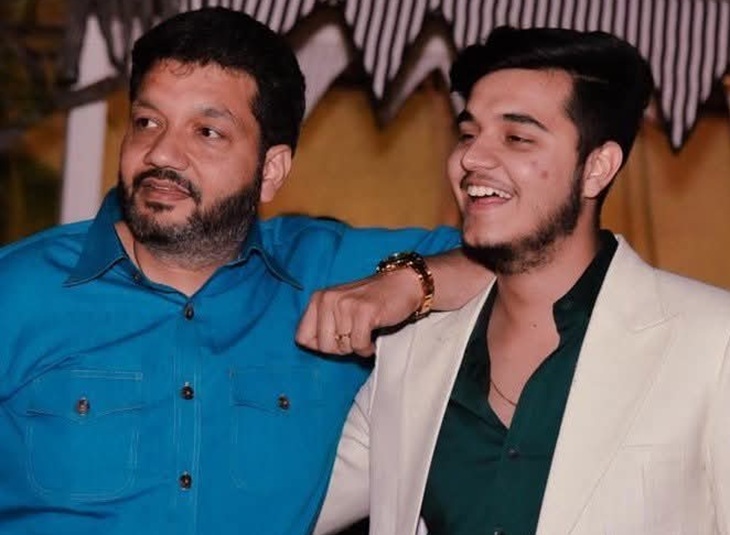 कांग्रेस नेता दिनेश बस्सी और उनका बेटा वंश।- फाइल फोटो