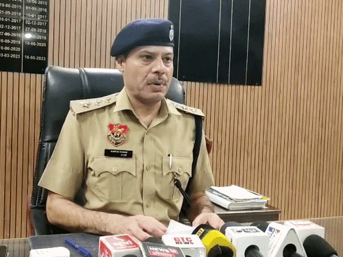 DSP Suresh Saini gives information about the incident.