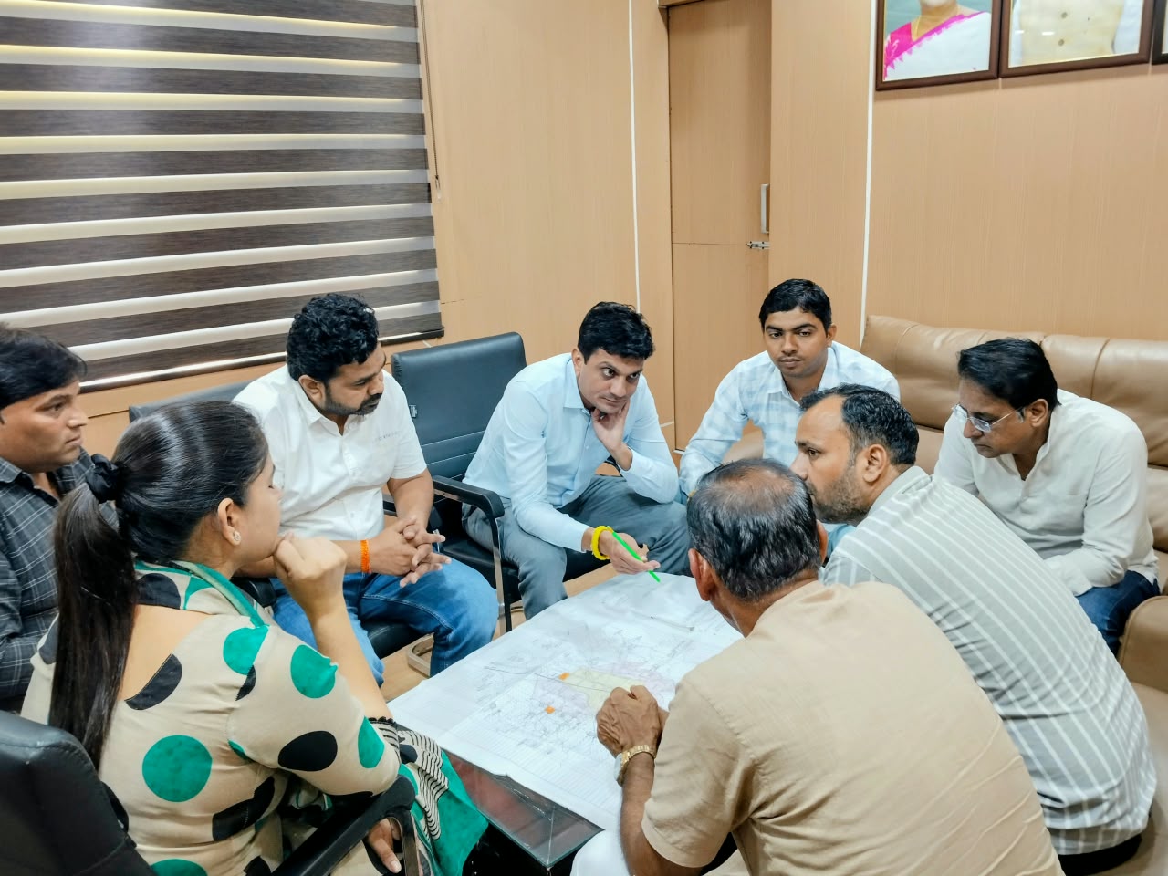 मीटिंग में सभी बिंदुओं पर विस्तार से चर्चा की गई।