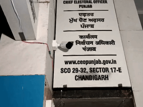 पंजाब चुनाव आयुक्त का कार्यालय।