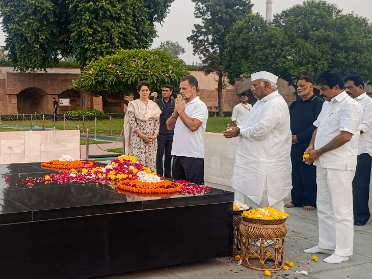 तस्वीरें विपक्ष के तीसरे दिन के प्रदर्शन की हैं।  - Dainik Bhaskar
