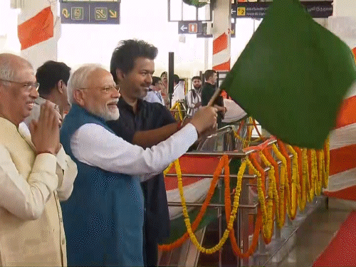 पीएम मोदी ने चेन्नई मेट्रो के फेज-2 प्रोजेक्ट का उद्घाटन किया।