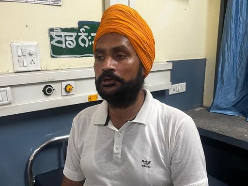 GRP के ASI सुखचैन सिंह को अस्पताल में भर्ती किया गया था। उन्होंने यहीं अपने बयान दर्ज करवाए। - फाइल फोटो