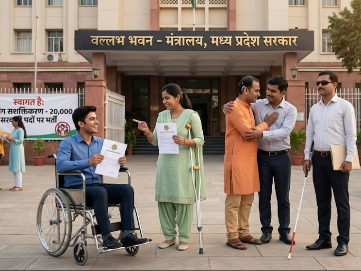 MP Special Recruitment Drive | 20000 Divyang Jobs Merit Based Selection
