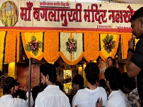 रोजाना मां बगलामुखी के दर्शन के लिए 40 से 50 हजार श्रद्धालु पहुंच रहे हैं।