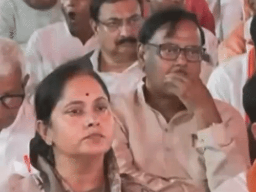 भाजपा के शिक्षक सम्मेलन में 17 जिलों से शिक्षकों को जुटाया गया था।