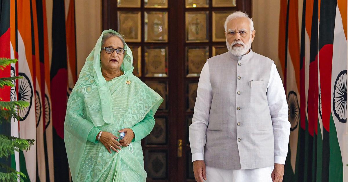 বাংলাদেশের তৎকালীন প্রধানমন্ত্রী শেখ হাসিনা ২০২৪ সালের ২২শে জুন নয়াদিল্লির হায়দ্রাবাদ হাউসে প্রধানমন্ত্রী নরেন্দ্র মোদির সঙ্গে দ্বিপাক্ষিক বৈঠকে এসেছিলেন।