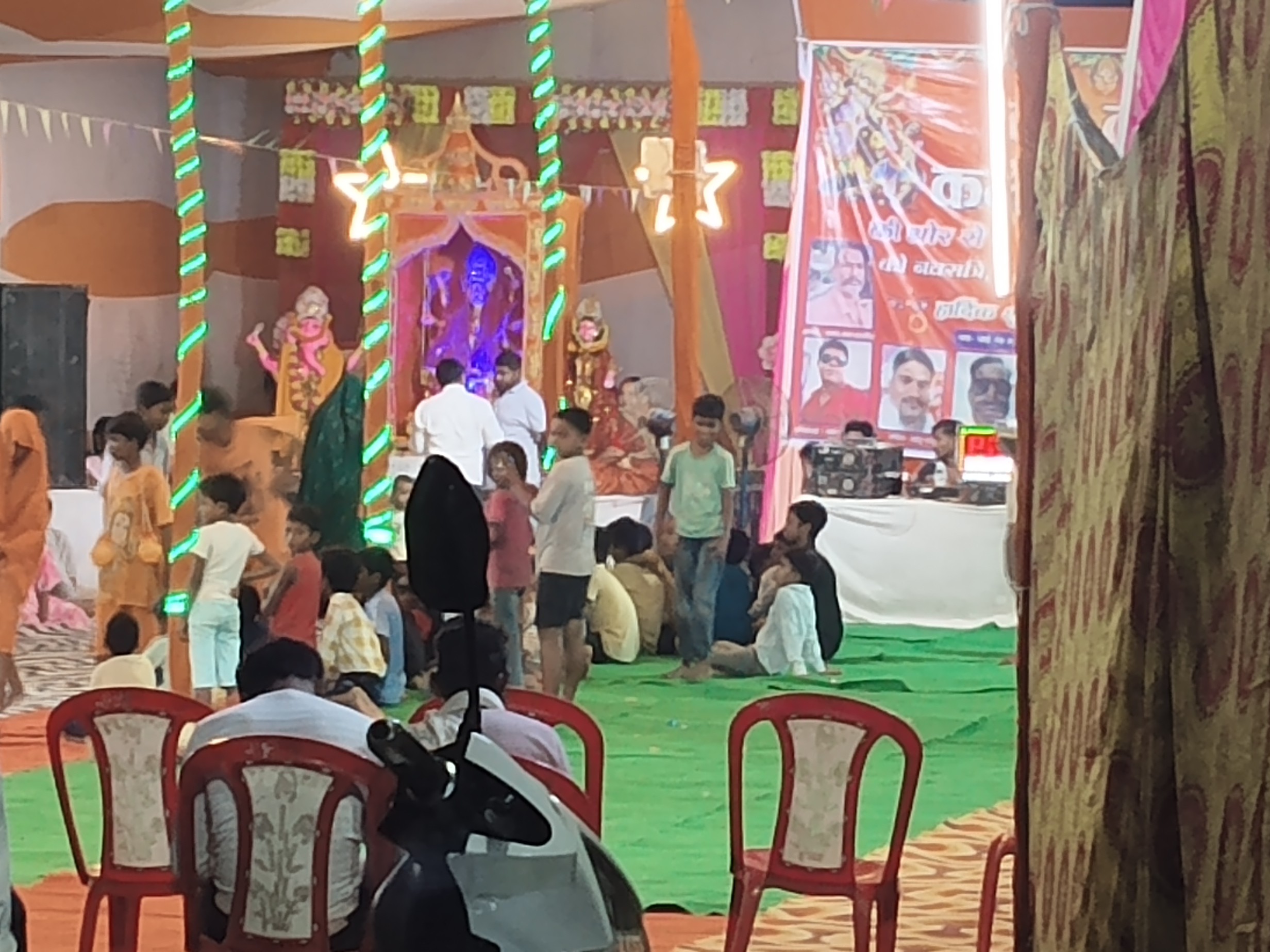 Nav Durga Puja Committee Prayagraj | Jhusi Katka Ward Navratri Utsav