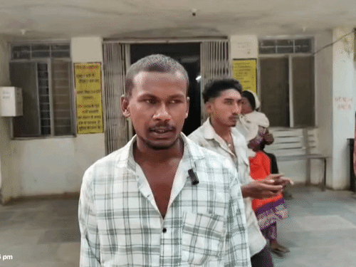 पीड़िता के पति ने जिम्मेदारों पर कार्रवाई की मांग की।