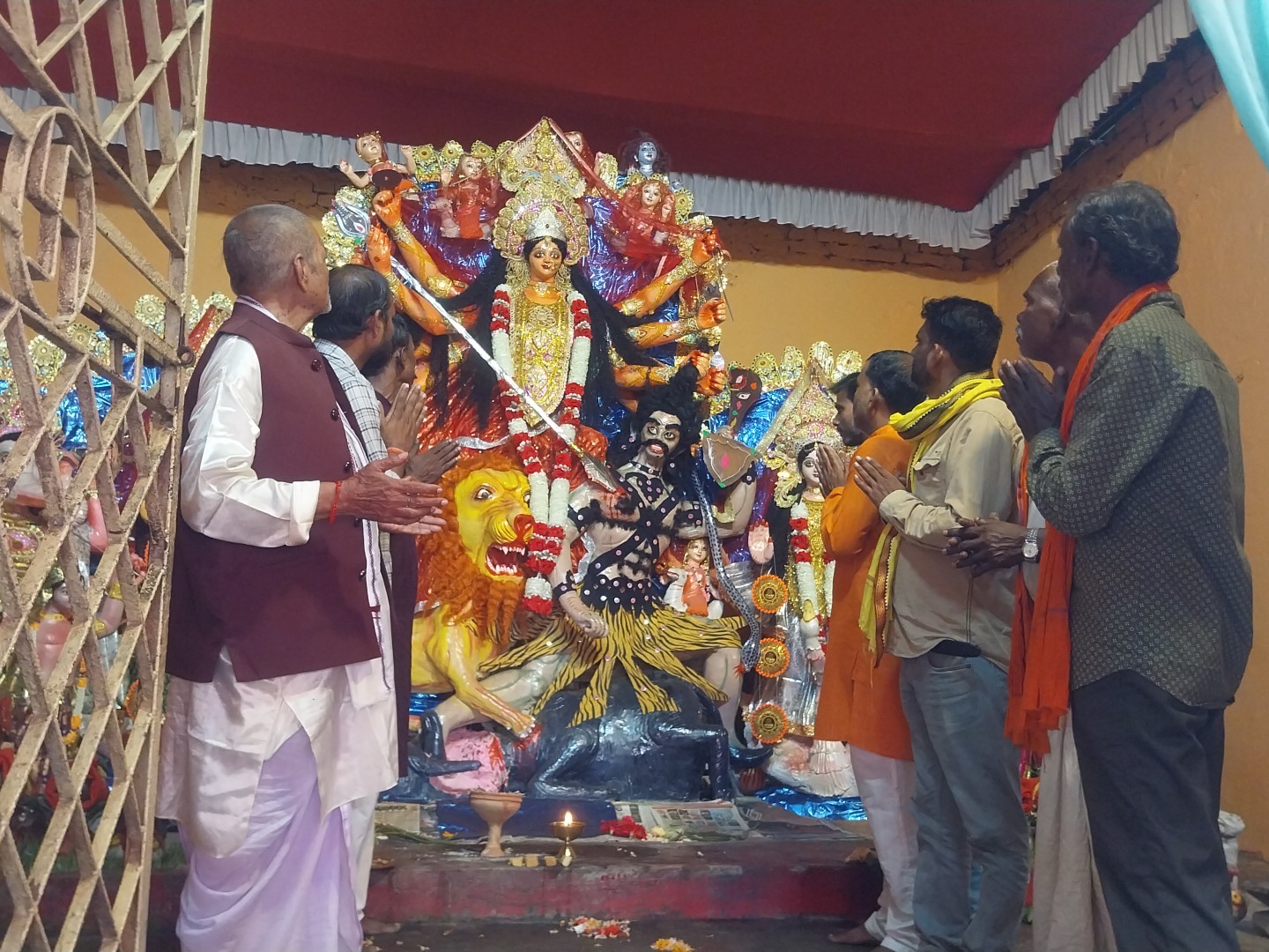 Araria Nav Durga Kala Mandir Shardiya Navratri Worship | Durga Puja