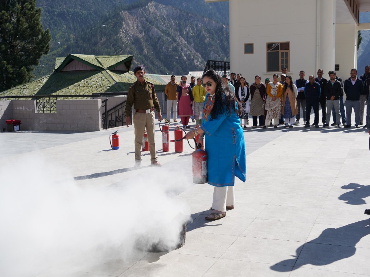 Kinnaur Fire Safety Mock Drill | DC Sonakshi Singh Tomar Awareness