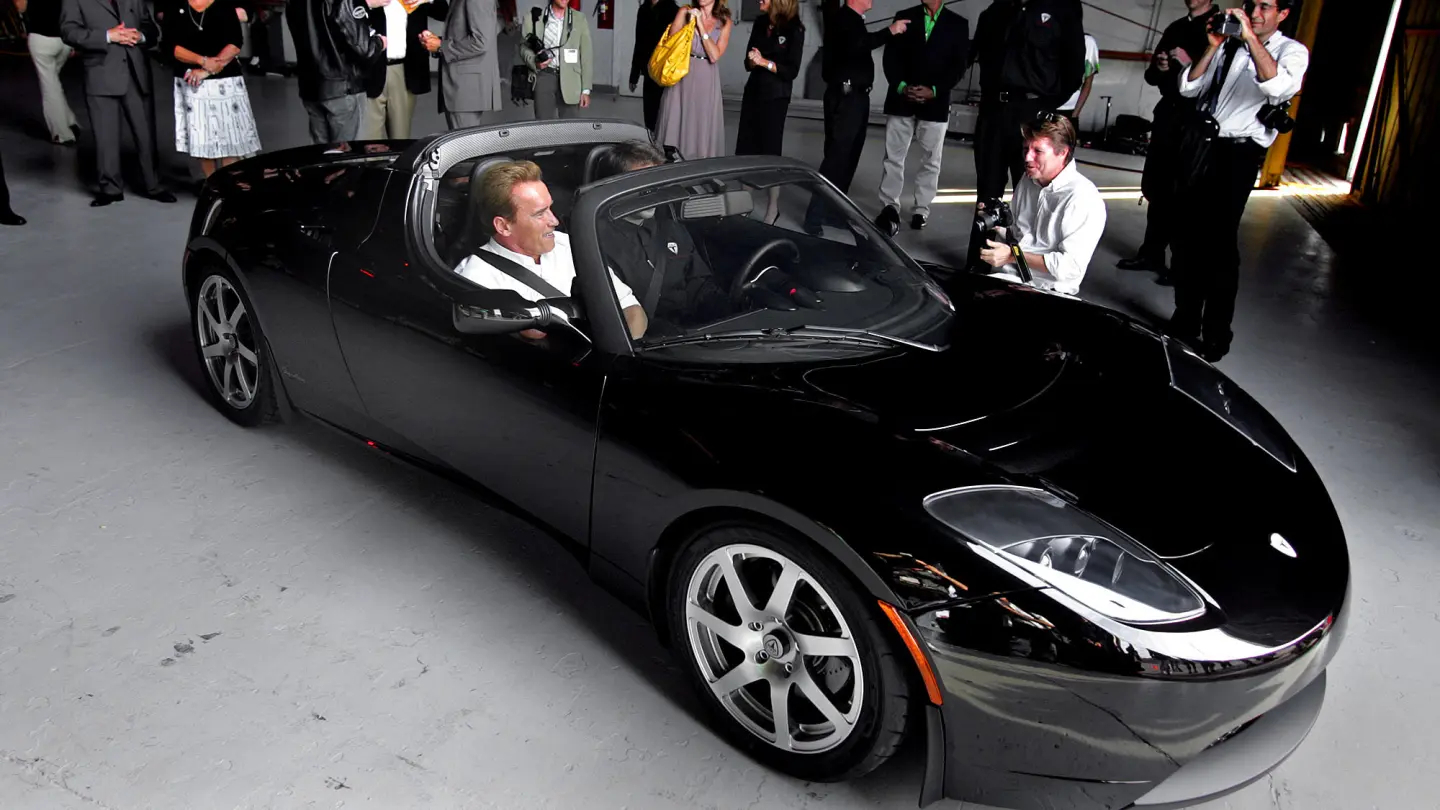 Elon Musk's Tesla Roadster Takes Flight