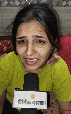 बहन भूमि ने बताया- आईसीसी स्कूल के सामने हम लोग टहल रहे थे। तभी हादसा हो गया।