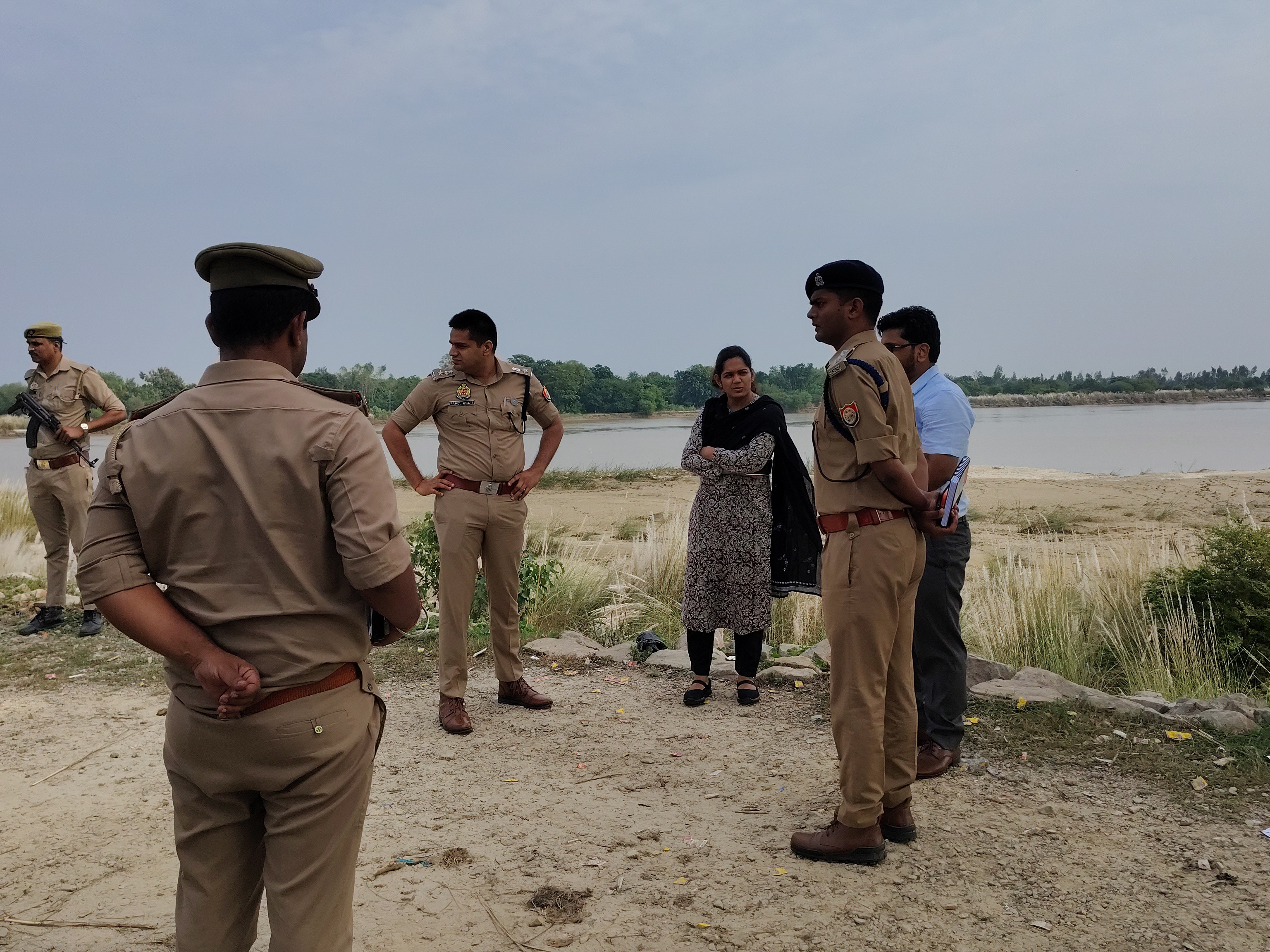 Durga Puja Visarjan Shravasti | Officials Inspect Bhakala Ghat Safety
