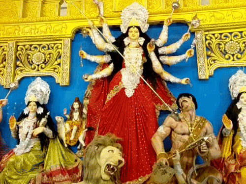 कालरात्रि की हो रही उपासना, पटना के बड़े पंडालों में रहेगी भीड़; शहर का ट्रैफिक डायवर्ट|पटना,Patna - Dainik Bhaskar