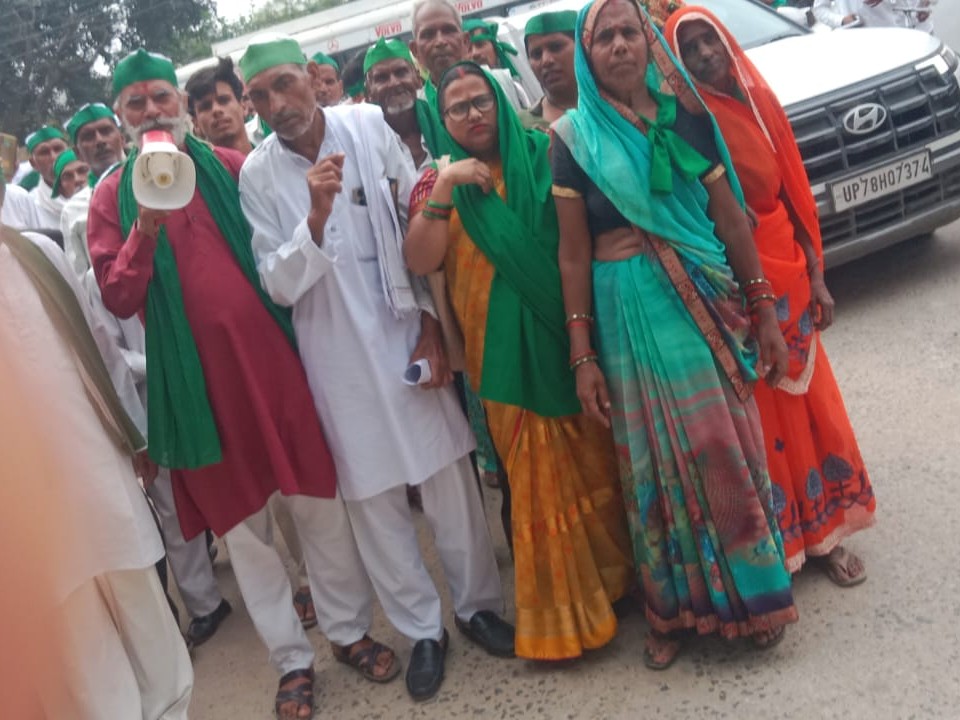 Bilhaur Farmers Protest Warning | DM Memorandum Over National Highway ...