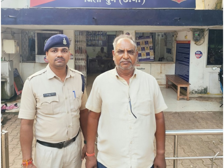 पुलिस ने आरोपी को किया गिरफ्तार।