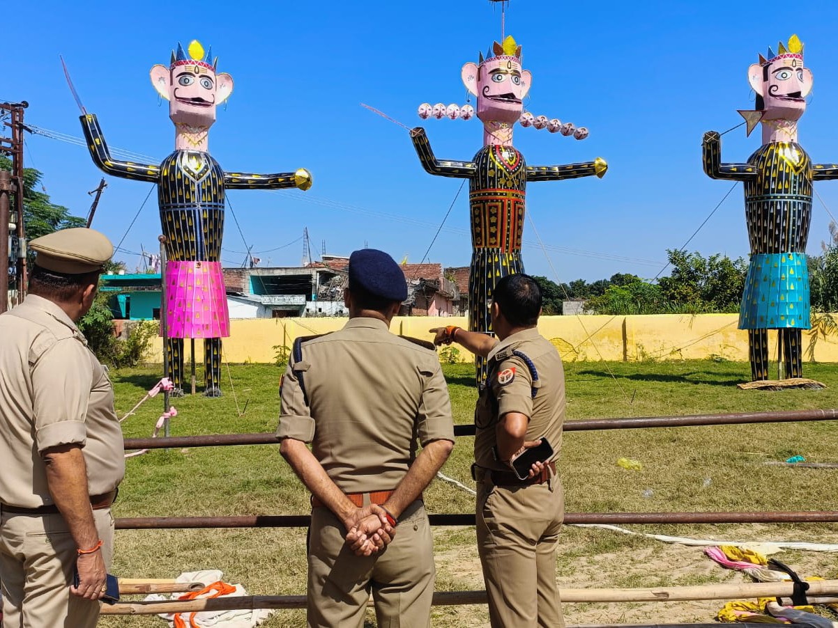 Bijnor Dussehra Security Inspection | ASP Krishna Gopal Singh Visit