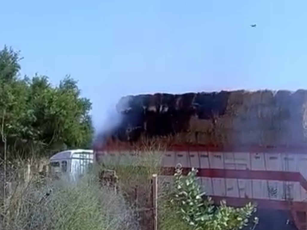 Siyana Village Truck Fire | Driver Alertness Avoids Major Accident
