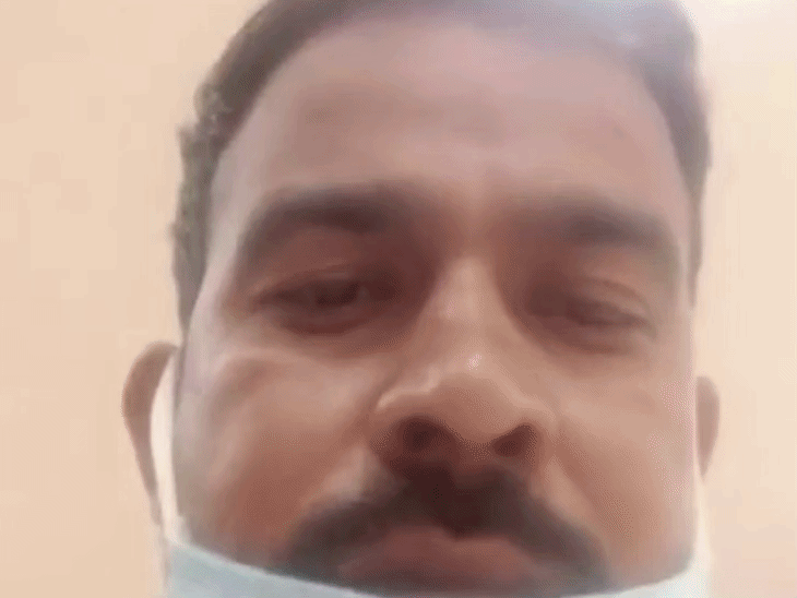 वायरल वीडियो में भाई का आरोप, मरीज का ठीक से नहीं हो रहा इलाज|ग्वालियर,Gwalior - Dainik Bhaskar